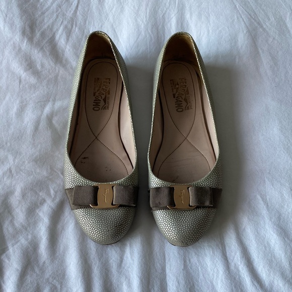Salvatore Ferragamo ballet flat pebbled - Picture 3 of 4